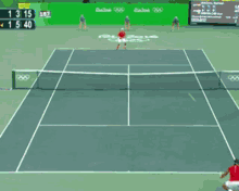 Kei Nishikori Tennis GIF - Kei Nishikori Tennis Olympics GIFs
