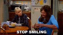Stop Smiling Oh Let Me Have This Christy GIF - Stop Smiling Oh Let Me Have This Christy Bonnie GIFs
