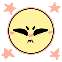 Blushing Shy Emoji Sticker