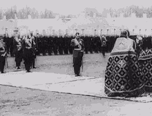 czar nick nicholas ii of russia standing at attention vintage