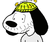 Nezst Snoopy Sticker - Nezst Snoopy Confused Stickers