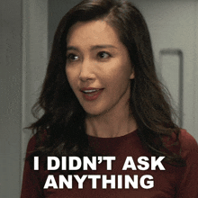 I Didn'T Ask Anything Suyin GIF - I Didn'T Ask Anything Suyin Bingbing Li GIFs