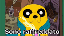 Raffreddato Raffreddore Influenza Malato Naso Che Cola Adventure Time GIF