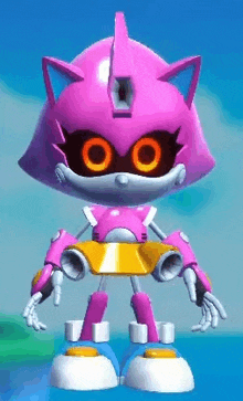 Metal Amy Sonic Superstars GIF - Metal Amy Sonic Superstars Amy Rose GIFs