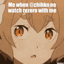 Rezero Chihkn GIF - Rezero Chihkn Watch GIFs
