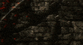 a sword is being thrown at a person in a video game