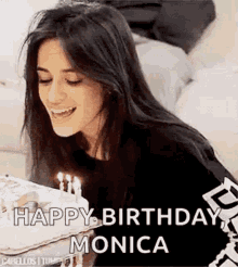 camila cabello monica happy birthday greeting cake