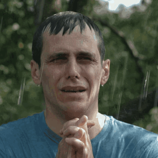 Crying Sad And Pray GIF - Crying Sad And Pray Man In The Rain - Discover &  Share GIFs