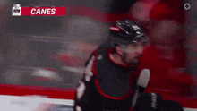 a hockey player with the number 24 on his jersey stands on the ice