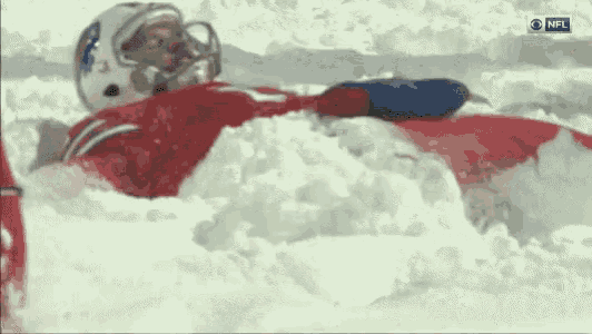 Lions Two-Point Conversion in Snow [GIFs]