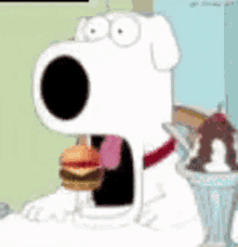 Brian Eating A Burger GIF - Brian Eating A Burger GIFs