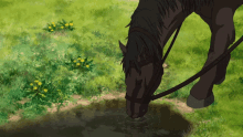Mushoku Tensei Horse GIF - Mushoku Tensei Horse Drinking GIFs