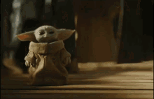 The Mandalorian Baby Yoda GIF - The Mandalorian Baby Yoda Toddle GIFs