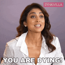 You Are Dying Shriya Saran GIF - You Are Dying Shriya Saran Pinkvilla GIFs