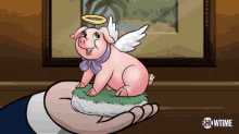 Flying Pig Pigs Can Fly GIF - Flying Pig Pigs Can Fly Angel GIFs
