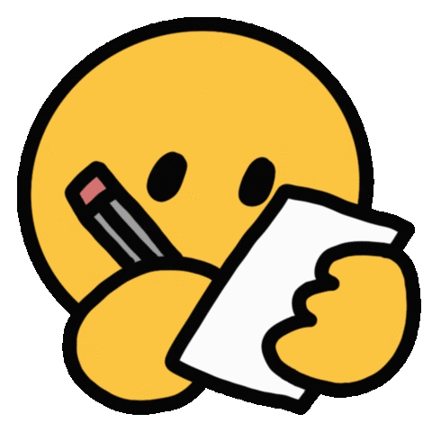 doing homework emoji