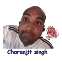 charanjit singh charanjit selfie flowers bouquet