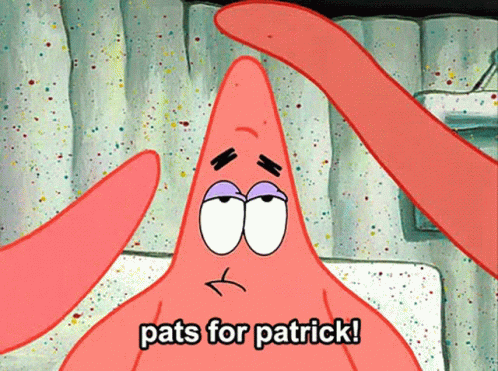 Gif di Patrick Star Rock