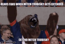extend mitch trubisky mitch trubisky trubisky bears chicago bears