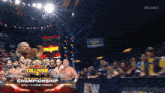 a wrestling advertisement for the collision championship