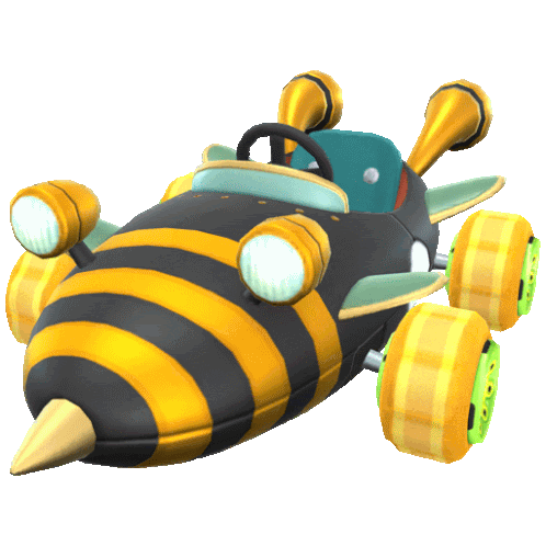 Queen Bee Kart Sticker - Queen Bee Kart Mario Kart Stickers
