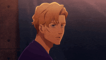 a close up of a man 's face in a cartoon