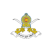 a logo for the government of sri lanka with a lion and swords