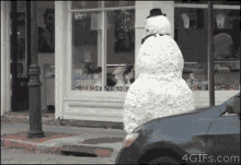 Thou Shall Not Pass GIF - Kidfails Snowman Prank GIFs