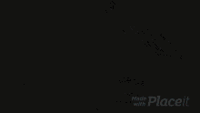 a black background with a white explosion and the words made with placeit