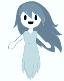 spooky happy ghost