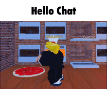 Hello Chat Spilled Noodles GIF
