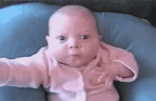 Baby Thinking A Bout It GIF - Baby Thinking A Bout It Kung Fu GIFs