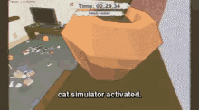 cats simulator activated