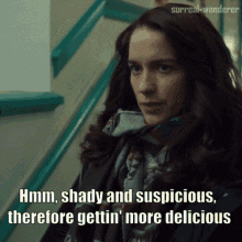 Wynonna Earp Shady And Suspicious Therefore Getting More Delicious GIF