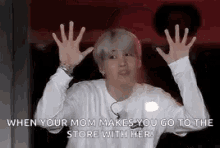 Suga Yoongi GIF - Suga Yoongi When Your Mom Makes You Go To The Store With Her GIFs