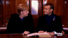 Macron Merkel GIF - Macron Merkel Europe GIFs