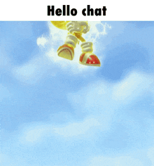 Hello Chat Super Sonic GIF - Hello Chat Super Sonic Sonic The Hedgehog GIFs