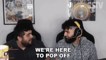Were Here To Pop Off Estv GIF - Were Here To Pop Off Estv Box Fighting Championship Featuring Fortnite GIFs