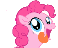 My Little Pony Pinkie Pie Tongue Out Sticker - My Little Pony Pinkie Pie Pinkie Pie Tongue Out Stickers