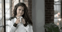 Selena Gomez Tea GIF