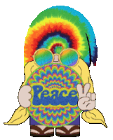 Hippie Gnome Sticker
