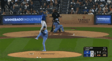 a baseball game is being played in winnebago industries