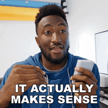 It Actually Makes Sense Marques Brownlee GIF - It Actually Makes Sense Marques Brownlee That Explains Everything GIFs