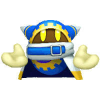 a pixel art drawing of a frog with a blue hat