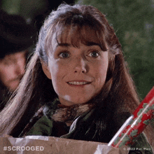 Smiling Claire Phillips GIF - Smiling Claire Phillips Scrooged GIFs
