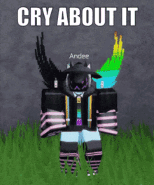 Cry About It Roblox GIF - Cry About It Roblox Protogen GIFs