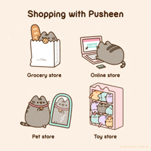 Pusheen Pusheen'S Best Friend GIF - Pusheen Pusheen'S Best Friend Pusheen Cute GIFs