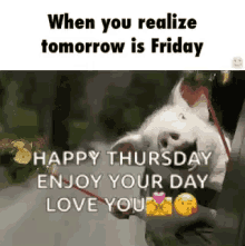Excited Friday Tomorrow GIF - Excited Friday Tomorrow Yay GIFs