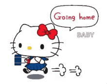 hello kitty going home
