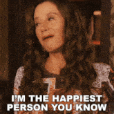 I'M The Happiest Person You Know Rosemary GIF - I'M The Happiest Person You Know Rosemary Shining Vale GIFs